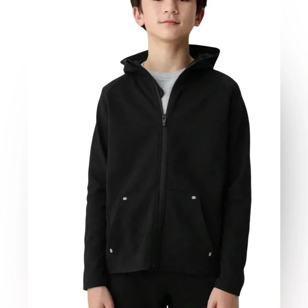 GapFit Kids  lack Fit Tech Hoodie Sz S (6-7)